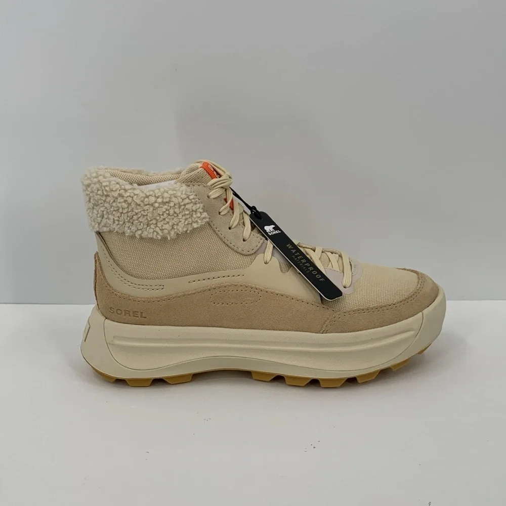 Sorel x Calia Out n About ONA mid sneaker boots winter waterproof tan new 7